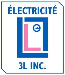 Logo Électricité 3L inc., Électricien à Sainte-Rose-de-Watford