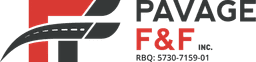 Logo Pavage F&F inc, Pavage / Asphalte / Interlock à Québec