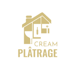 Logo Plâtrage Cream  inc., Rénovateur résidentiel à Saint-Pascal
