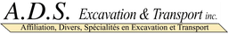 Logo A.D.S. Excavation et Transport inc., Fosse septique / Plomberie ext. à Laval