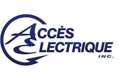 Logo Accès électrique inc., Électricien à Mirabel