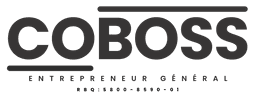Logo Construction Coboss inc., Entrepreneur général à Carignan