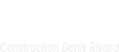 Logo Construction Denis Rivard Inc., Entrepreneur général à Saint-Hyacinthe