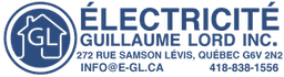 Logo Électricité Guillaume Lord inc., Entrepreneur général à Lévis