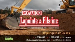 Logo Excavations Lapointe & Fils inc., Pavage / Asphalte / Interlock à Saint-Simon-les-Mines