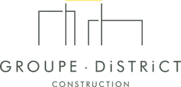 Logo Groupe district construction inc., Entrepreneur général à Montréal