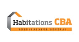 Logo Habitations CBA inc., Entrepreneur général à Carignan