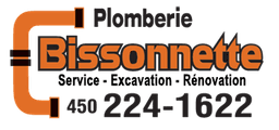 Logo Plomberie Bissonnette inc., Plombier à Prévost