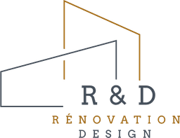 Logo R & D Rénovation Robert Lefebvre & Design Nancy Couturier inc., Entrepreneur général à Brossard