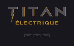 Logo Titan Electric Industries inc., Électricien à Hudson